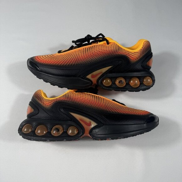 New Nike Air Max Dn Shoes Mens Size 12 Orange Black Gradient Running Sneakers - Picture 1 of 8